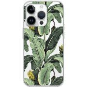 Прозрачный чехол BoxFace Apple iPhone 14 Pro Banana Leaves