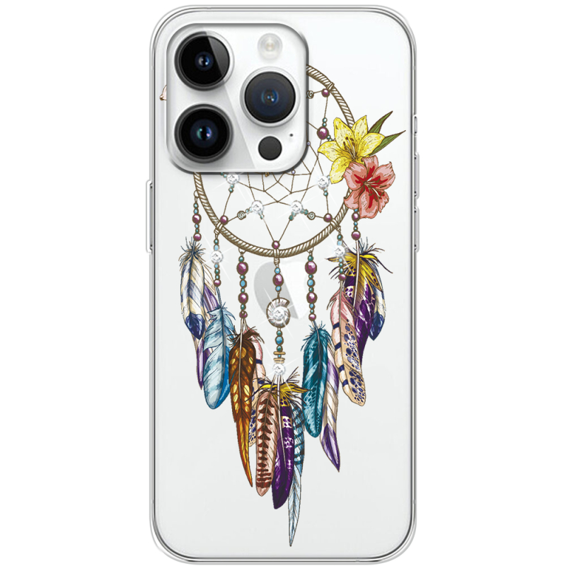 Чехол со стразами Apple iPhone 14 Pro Dreamcatcher