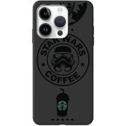 Черный чехол BoxFace Apple iPhone 14 Pro Dark Coffee