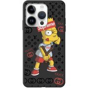 Черный чехол BoxFace Apple iPhone 14 Pro Yellow Fun