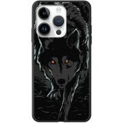 Черный чехол BoxFace Apple iPhone 14 Pro Wolf