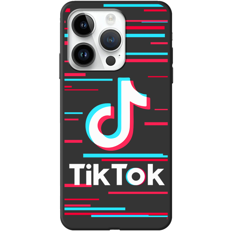 Черный чехол BoxFace Apple iPhone 14 Pro Tik Tok