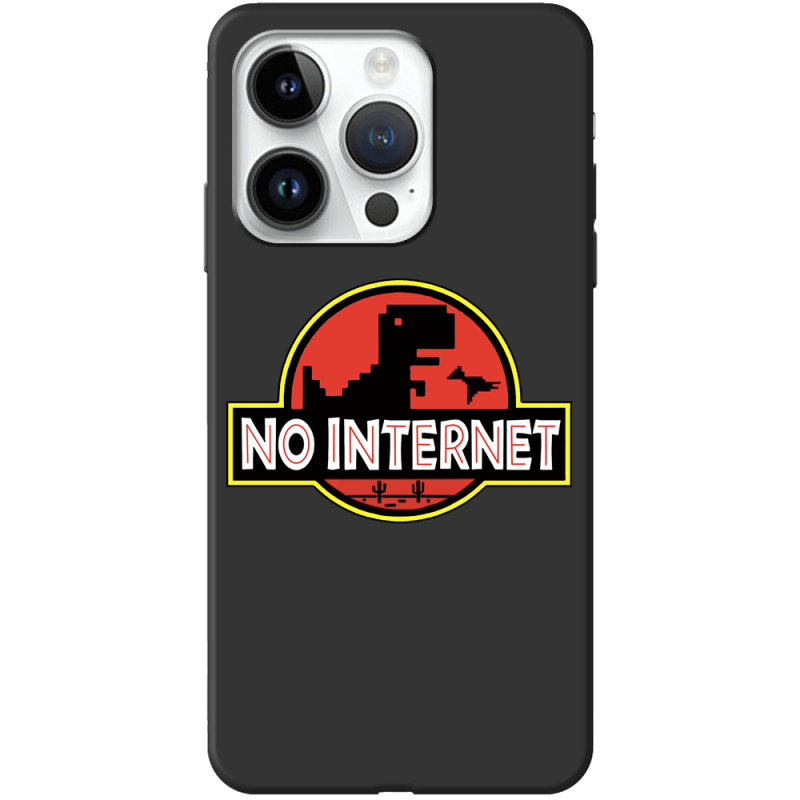 Черный чехол BoxFace Apple iPhone 14 Pro No Internet