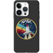 Черный чехол BoxFace Apple iPhone 14 Pro NASA
