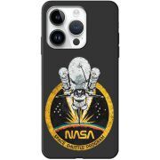 Черный чехол BoxFace Apple iPhone 14 Pro NASA Spaceship