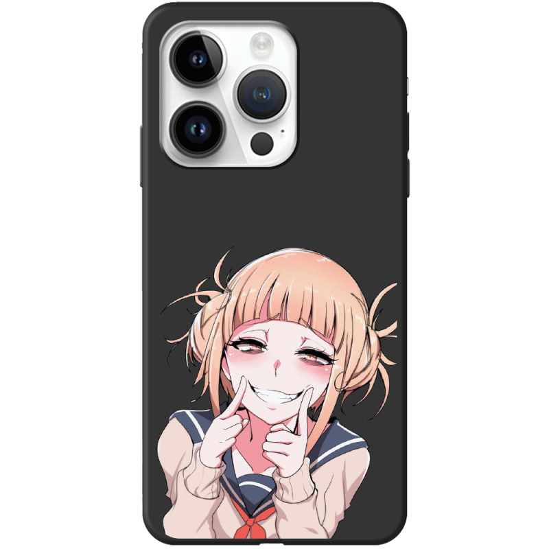 Черный чехол BoxFace Apple iPhone 14 Pro Himiko Toga Smile