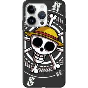 Черный чехол BoxFace Apple iPhone 14 Pro One Piece Компас