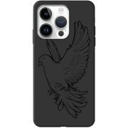 Черный чехол BoxFace Apple iPhone 14 Pro Dove