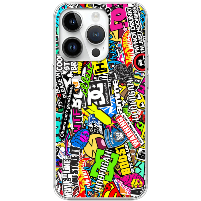 Чехол BoxFace Apple iPhone 14 Pro Max Multicolored Inscriptions