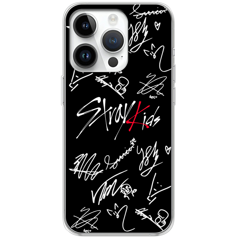 Чехол BoxFace Apple iPhone 14 Pro Max Stray Kids автограф