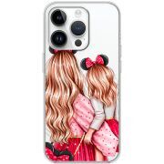 Прозрачный чехол BoxFace Apple iPhone 14 Pro Max Mouse Girls