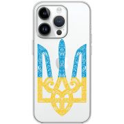 Прозрачный чехол BoxFace Apple iPhone 14 Pro Max Gold Trident