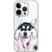 Прозрачный чехол BoxFace Apple iPhone 14 Pro Max Husky