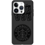 Черный чехол BoxFace Apple iPhone 14 Pro Max Black Coffee