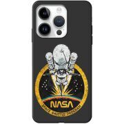 Черный чехол BoxFace Apple iPhone 14 Pro Max NASA Spaceship