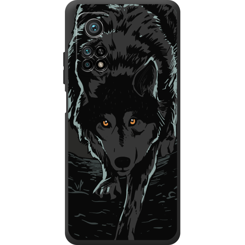 Черный чехол BoxFace Xiaomi Mi 10T / Mi 10T Pro Wolf