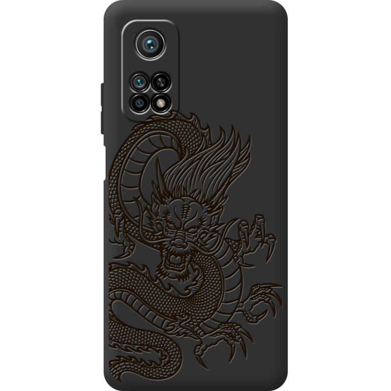 Черный чехол BoxFace Xiaomi Mi 10T / Mi 10T Pro Chinese Dragon