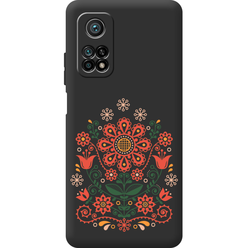 Черный чехол BoxFace Xiaomi Mi 10T / Mi 10T Pro Ukrainian Ornament