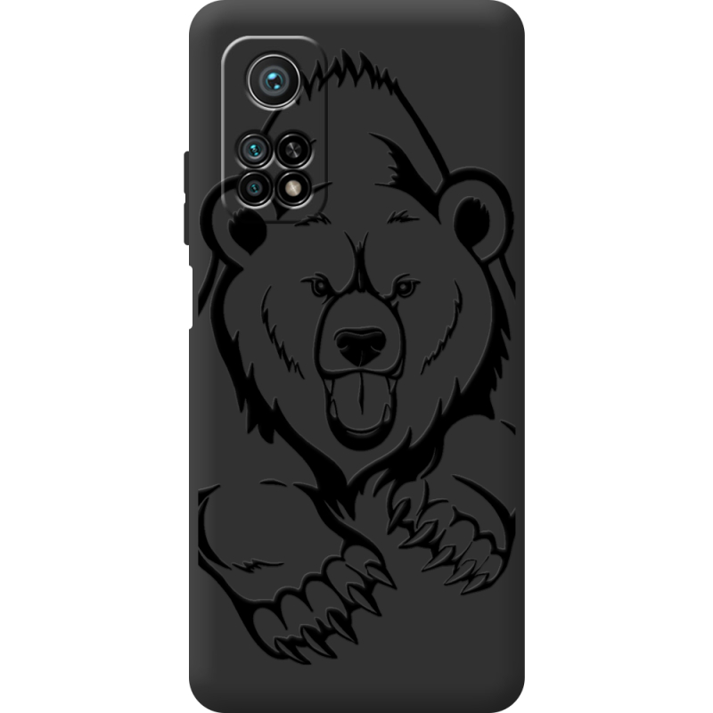 Черный чехол BoxFace Xiaomi Mi 10T / Mi 10T Pro Grizzly Bear