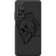 Черный чехол BoxFace Xiaomi Mi 10T / Mi 10T Pro Skull and Roses