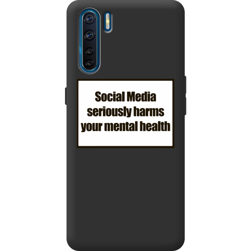 Черный чехол BoxFace OPPO A91 