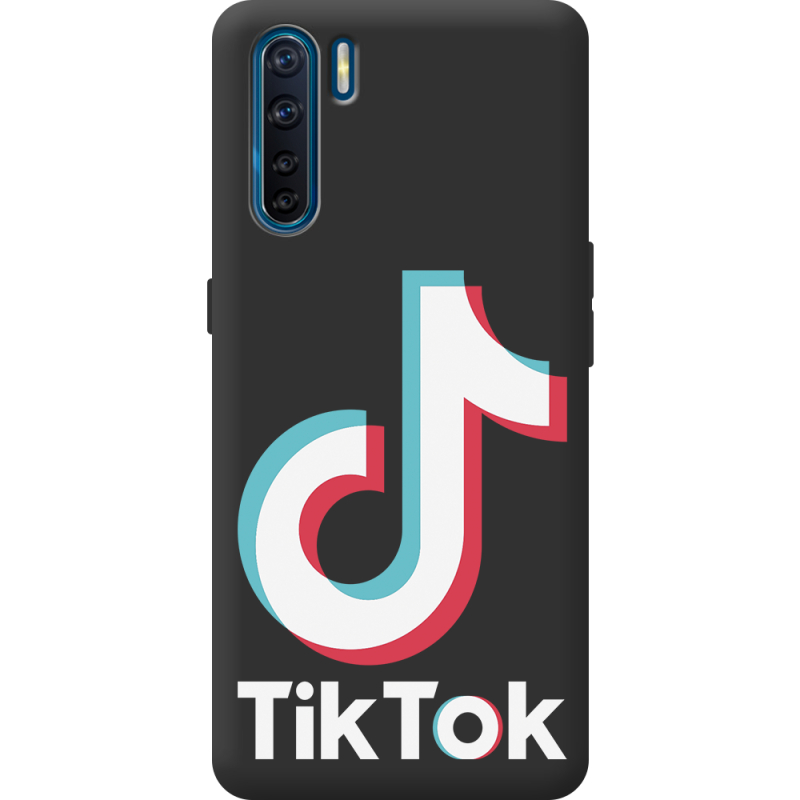 Черный чехол BoxFace OPPO A91 Tik Tok