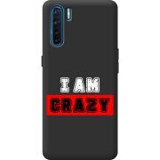 Черный чехол BoxFace OPPO A91 I'm Crazy