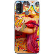 Чехол BoxFace Nokia G11 Plus Yellow Girl Pop Art