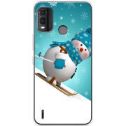 Чехол BoxFace Nokia G11 Plus Skier Snowman