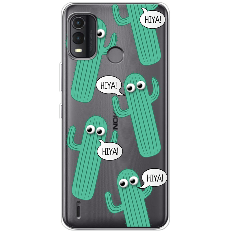 Прозрачный чехол BoxFace Nokia G11 Plus с 3D-глазками HIYA