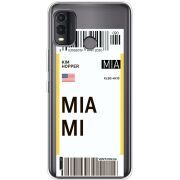 Прозрачный чехол BoxFace Nokia G11 Plus Ticket Miami