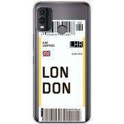 Прозрачный чехол BoxFace Nokia G11 Plus Ticket London