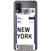 Прозрачный чехол BoxFace Nokia G11 Plus Ticket New York