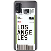 Прозрачный чехол BoxFace Nokia G11 Plus Ticket Los Angeles