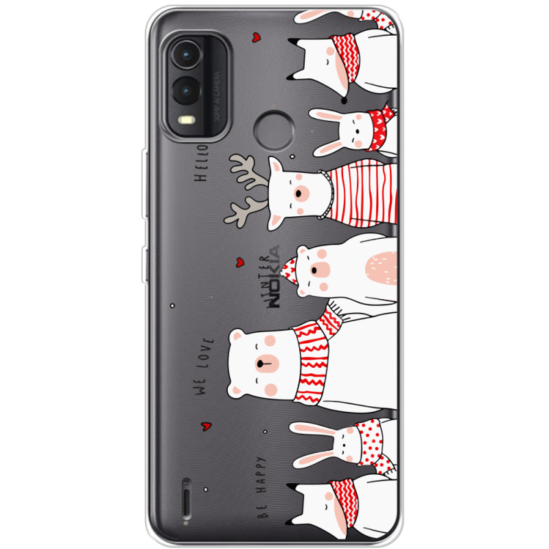 Прозрачный чехол BoxFace Nokia G11 Plus The Friendly Beasts