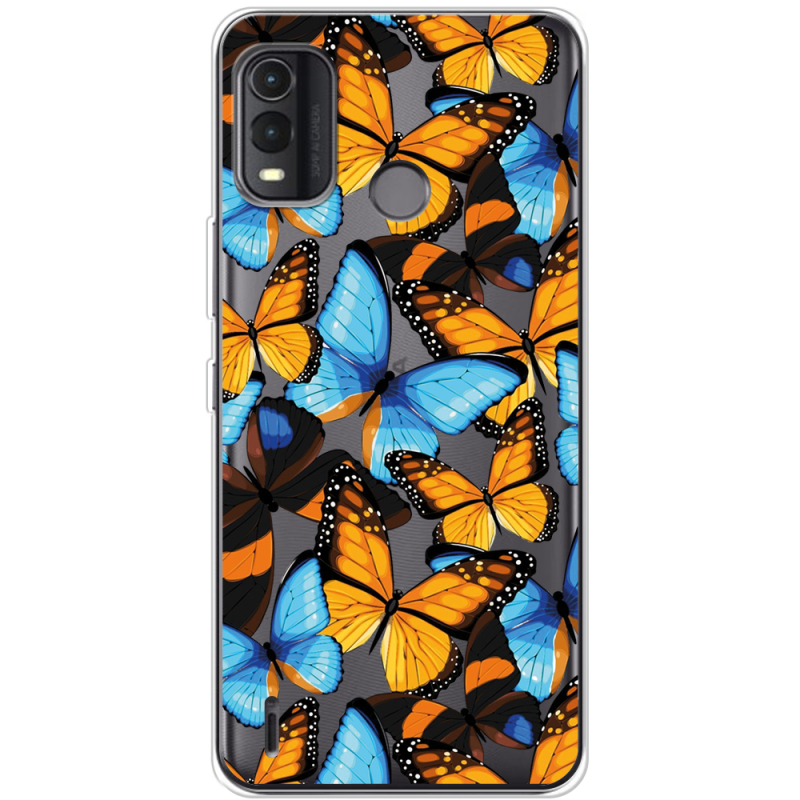 Прозрачный чехол BoxFace Nokia G11 Plus Butterfly Morpho