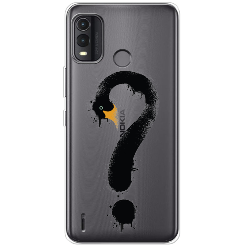 Прозрачный чехол BoxFace Nokia G11 Plus Swan question