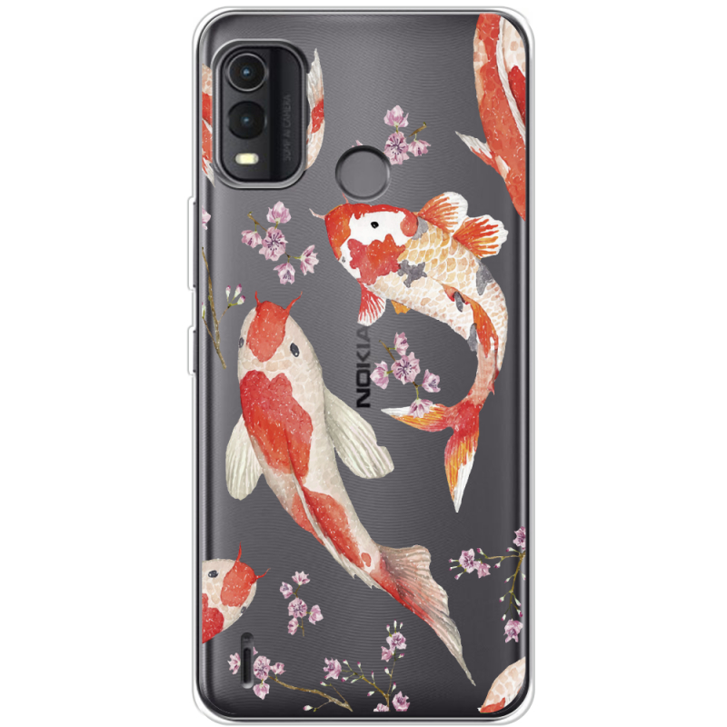 Прозрачный чехол BoxFace Nokia G11 Plus Japanese Koi Fish
