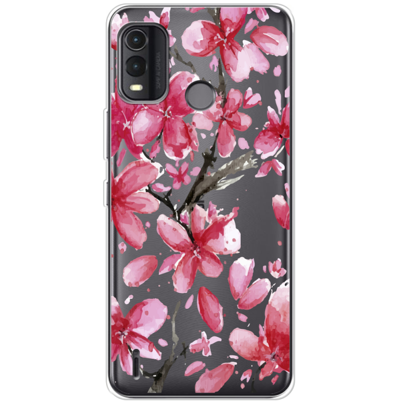 Прозрачный чехол BoxFace Nokia G11 Plus Pink Magnolia