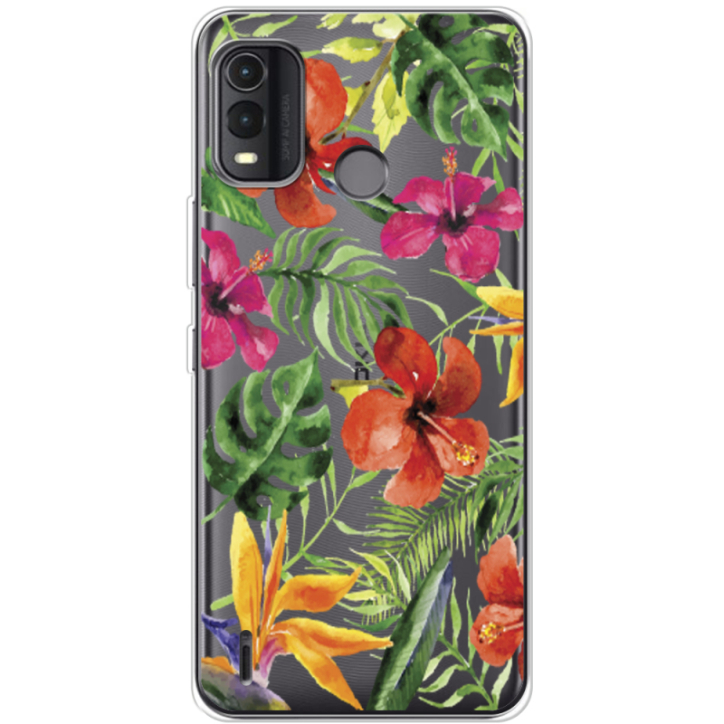 Прозрачный чехол BoxFace Nokia G11 Plus Tropical Flowers