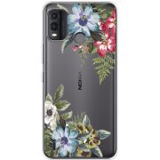 Прозрачный чехол BoxFace Nokia G11 Plus Floral