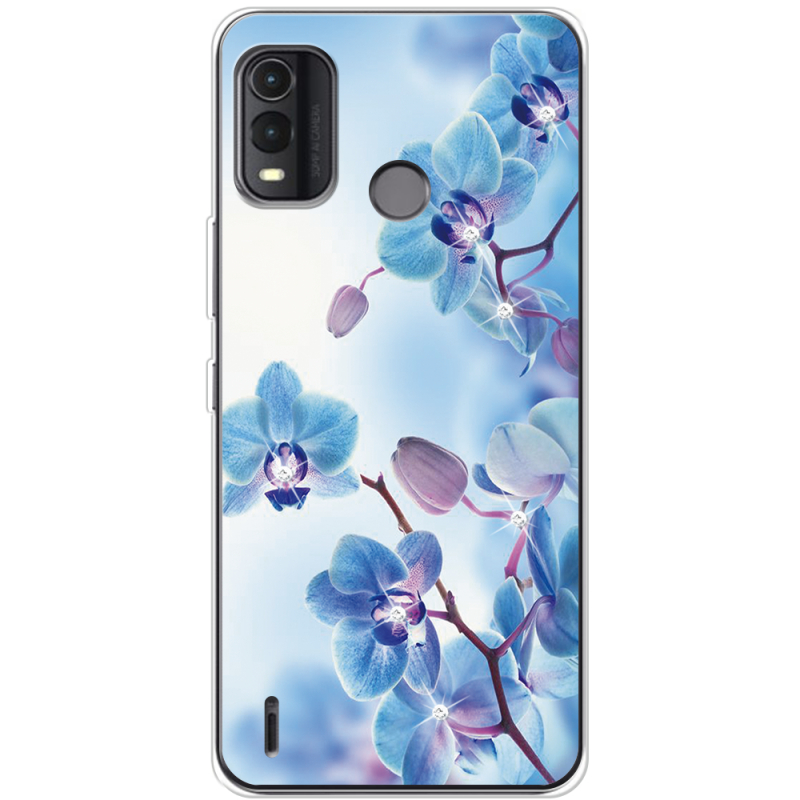 Чехол со стразами Nokia G11 Plus Orchids