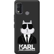 Черный чехол BoxFace Nokia G11 Plus Cat in Black