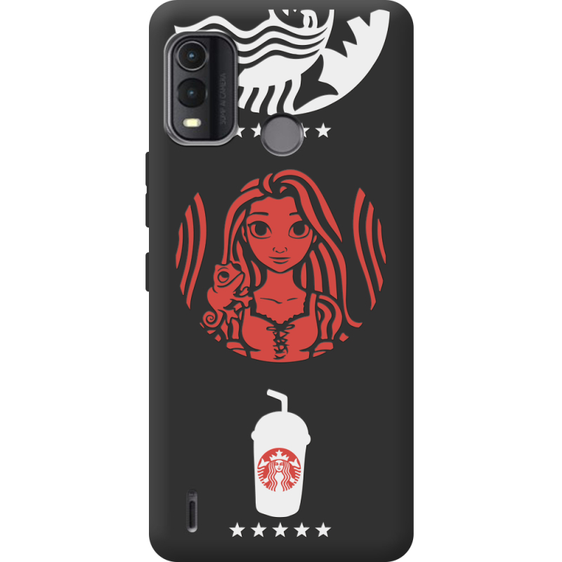 Черный чехол BoxFace Nokia G11 Plus RedWhite Coffee