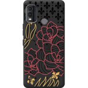 Черный чехол BoxFace Nokia G11 Plus FranceFlowers