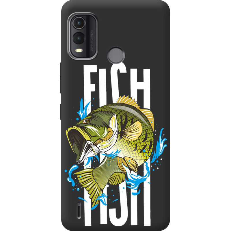 Черный чехол BoxFace Nokia G11 Plus Fish