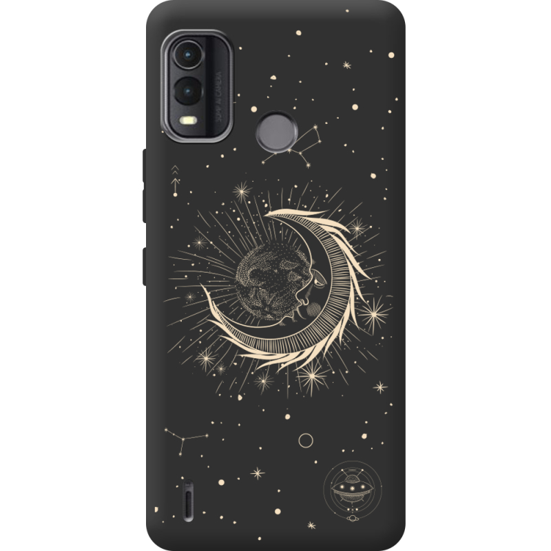 Черный чехол BoxFace Nokia G11 Plus Moon