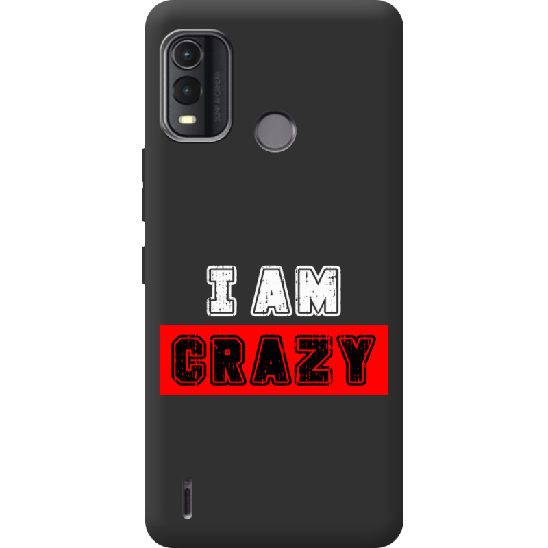 Черный чехол BoxFace Nokia G11 Plus I'm Crazy