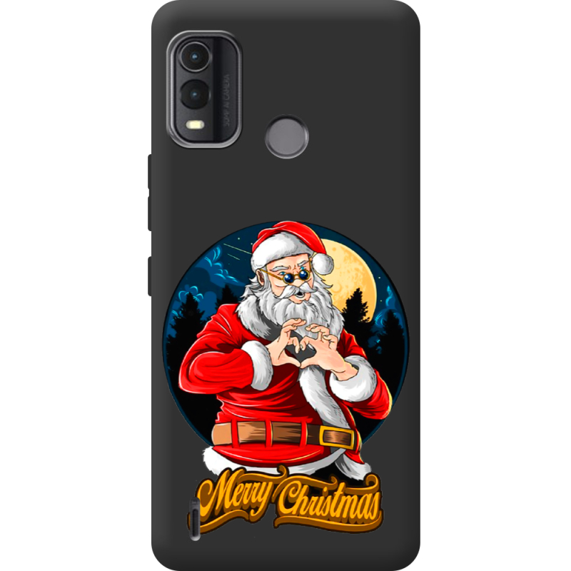 Черный чехол BoxFace Nokia G11 Plus Cool Santa