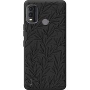 Черный чехол BoxFace Nokia G11 Plus Leaves